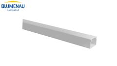 PERFIL PARA FITA DE LED LINE SOBREPOR 23X23.5X3M BRANCA FOSCO -BLUMENAU