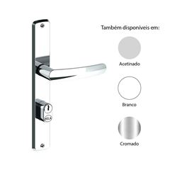 FECHADURA HELA ESTREITA ACETINADO CILINDRO 60MM 20MM 2006/04