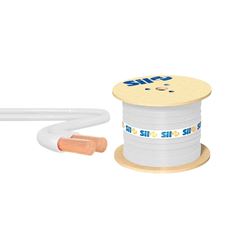 CORDÃO SIL FLEXÍVEL PARALELO 2X0.75MM² BRANCA 300V BOBINA COM 900M