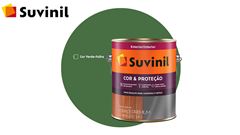 ESMALTE SINTÉTICO BRILHANTE SUVINIL COR&PROTEÇÃO A BASE SOLVENTE GALÃO 3,6L VERDE FOLHA