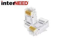 MODULAR PLUG INTERNEED 8X8 RJ45 CAT5E PACOTE C/30 PEÇAS 