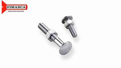 PARAFUSO FRANCÊS PARA MADEIRA COM PORCA BSW ZINCADO 1/2X4 -C/50 JOMARCA 