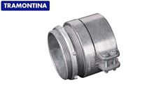 CONECTOR RETO EM ALUMÍNIO COM ROSCA FLEXOR TRAMONTINA   4  