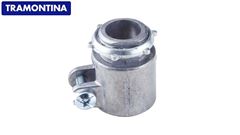 CONECTOR RETO EM ALUMÍNIO COM ROSCA FLEXOR TRAMONTINA 1.1/4