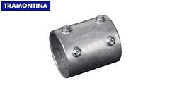 LUVA DE EMENDA EM ALUMÍNIO SEM ROSCA FLEXOR TRAMONTINA 1.1/4