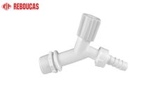 TORNEIRA REBOUÇAS PARA JARDIM COM BICO BRANCA 1/2/3/4