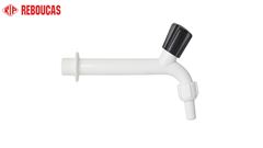 TORNEIRA REBOUÇAS PARA PIA/LONGA 15CM COM BICO BRANCA 1/2 PACOTE C/12