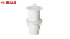 VÁLVULA PARA TANQUE PLÁSTICO BRANCA REBOUÇAS 1.1/4 PACOTE COM 12 PEÇAS