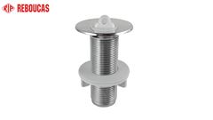 VÁLVULA PARA LAVATÓRIO PLÁSTICO REBOUÇAS METALIZADA 7/8 1  