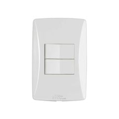 MEC-TRONIC LINHA PETRA BR 1 INTERRUPTOR SIMPLES + PARALELO 10A/250VCA C/PLACA SOFT
