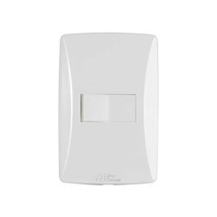 MEC-TRONIC LINHA PETRA BR 1 INTERRUPTOR SIMPLES HORIZONTAL 10A/250VCA C/PLACA SOFT