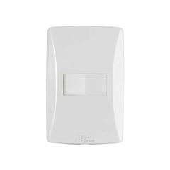 MEC-TRONIC LINHA PETRA BR 1 INTERRUPTOR PARALELO HORIZONTAL 10A/250VCA C/PLACA SOFT