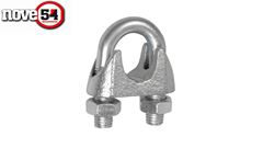 GRAMPO PARA CABO DE AÇO NOVE54 (C) 1/4-6,35MM