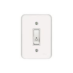 RADIAL LINHA POLAR BRANCO PULSADOR MINUTERIA 10A