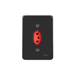 RADIAL LINHA POLAR PRETO 1 TOMADA VERMELHO 2P+T 20A