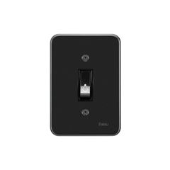 RADIAL LINHA POLAR PRETO PULSADOR MINUTERIA 10A