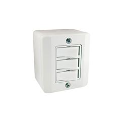 RADIAL SIST-X BRANCO 3 INTERRUPTORES SIMPLES