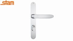 FECHADURA STAM ESTREITA 603/11 INOX 20MM CILINDRO BUZIOS 74MM
