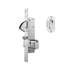 FECHADURA STAM PORTA DE CORRER 901 INOX CILINDRO 90MM