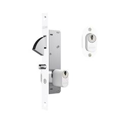 FECHADURA STAM PORTA DE CORRER 901 BRANCO CILINDRO 50MM