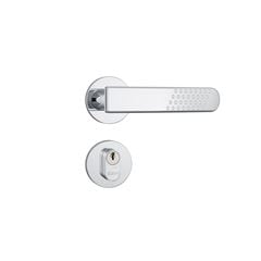 FECHADURA STAM ROSETA INOX MAÇANETA RETA 803/21 EXTERNA 