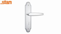 FECHADURA STAM INOX MAÇANETA RETA 813/33 INTERNA 