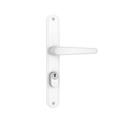 FECHADURA STAM ESTREITA 601/602/03 BRANCO 20MM CILINDRO BUZIOS 50MM