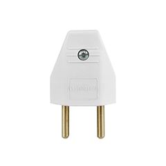 PINO MACHO SOPRANO 2P 10A 250V BRANCO