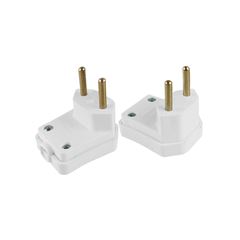 PINO MACHO SOPRANO GIGANTE 2P 10A 250V BRANCA