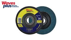 DISCO FLAP WAVES PLUS 4.1/2X7/8 -115MM X 22,2 GRÃO 36