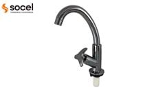 TORNEIRA SOCELPLAST LAVATÓRIO MESA BICA MÓVEL BAIXA DÁLIA SLIM ONIX 1/4V