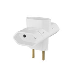 PINO T 3 SAIDAS SOPRANO 2P 10A BRANCO