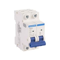 DISJUNTOR TRAMONTINA BIPOLAR DIN BRANCO C 25A