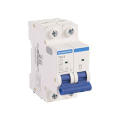 DISJUNTOR TRAMONTINA BIPOLAR DIN BRANCO C 32A