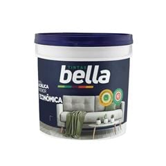 TINTAS BELLA ECONÔMICO ACRÍLICA INTERIOR BALDE COM 15L AMARELO CANÁRIO