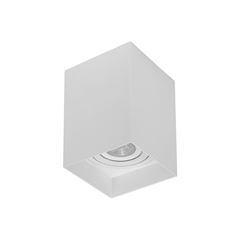 PLAFON SOBREPOR TASCHIBRA LOOK QUADRADO PAR20 BRANCO