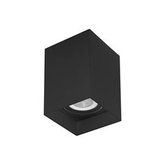 PLAFON SOBREPOR TASCHIBRA LOOK QUADRADO PAR20 PRETO