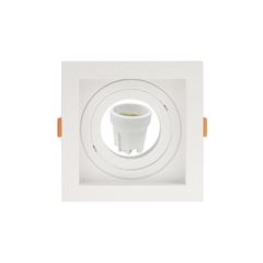 Spot Embutir Quadrado Recuado PAR20 Branco Taschibra