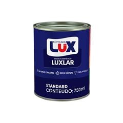 ESMALTE SINTÉTICO TINTAS LUX LUXLAR 750ML PRETO