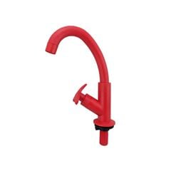 TORNEIRA SOCELPLAST LAVATÓRIO MESA BICA MÓVEL BAIXA DÁLIA SLIM VERMELHO 1/4V