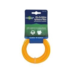 FIO DE NYLON PARA APARADOR DE GRAMA BRASFORT 1.6MM COM 10 METROS