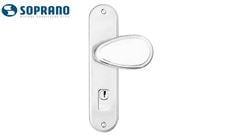 FECHADURA SOPRANO MAÇANETA TACO GOLF CROMADA INTERNA