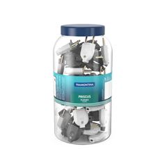 PINO MACHO TRAMONTINA 2P 10A PRETO/BRANCO POTE COM 120 UNIDADE