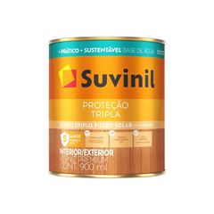 VERNIZ SUVINIL TRIPLA PROTEÇÃO BRILHANTE BASE ÁGUA 900ML MOGNO