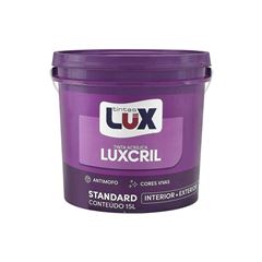 TINTAS LUX LUXCRIL BALDE COM 15L LARANJA SERTÃO