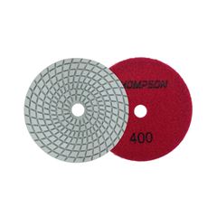 DISCO DIAMANTADO PARA POLIMENTO BRILHO DAGUA 100MM THOMPSON GRÃO 400