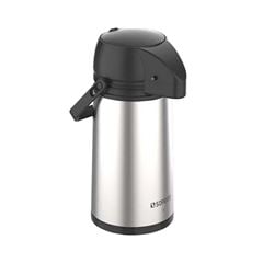 GARRAFA TÉRMICA SINGLE 1 LITRO INOX/PRETO - SOPRANO