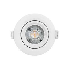 SPOT DE LED EMBUTIR REDONDO ELGIN ECOSPOT MR16 5W LUZ QUENTE 3000K 400 LÚMENSBIVOLT