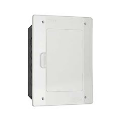 QUADRO PARA DISTRIBUIÇÃO MEC-TRONIC 6 DIJUNTORES NEMA OU 9 DIN + TAMPA BRANCO