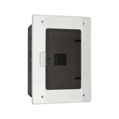 QUADRO PARA DISTRIBUIÇÃO MEC-TRONIC 6 DIJUNTORES NEMA OU 9 DIN + TAMPA FUME